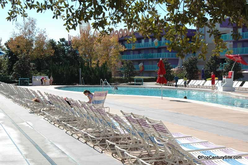 Bowling Pin Pool Lounge Chairs
